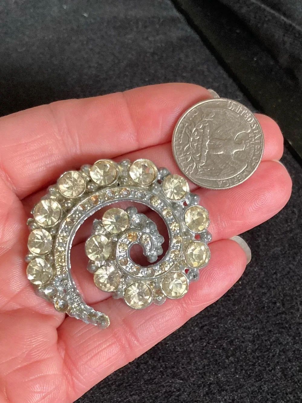 Vintage spiral comet